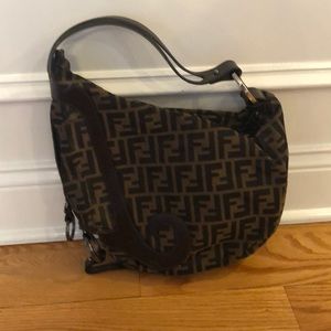 Vintage fendi crescent bag